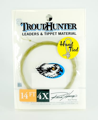 TroutHunter Rene Harrop Fly Fishing Leader 14ft W/Perfection Loop - size: 6X