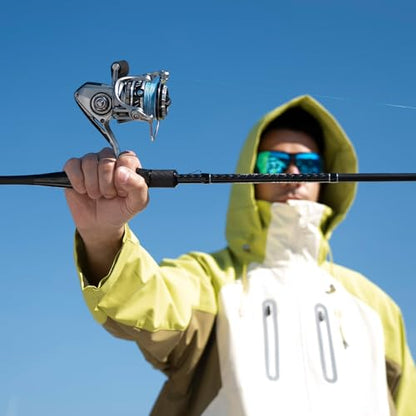 Piscifun NautiX Spinning Reel, Aluminum Spinning Fishing Reel, CNC Aluminum Gear, 33LBs Max Drag, 8+1 Sealed BB, 6.0:1/5.4:1 Gear Ratio, Smooth Powerful Freshwater Saltwater Reel - size: 5000