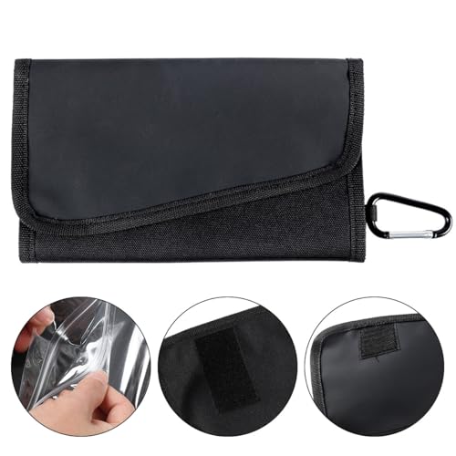 Waterproof Fishing Tackle Bag Small Portable Baits Binder Soft Lure Storage Pouch Outdoor Multifunctional Fishing Gear Organizer for Anglers