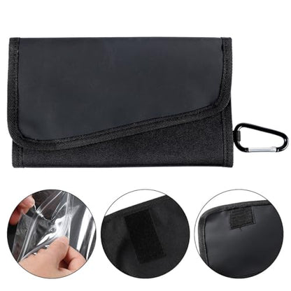 Waterproof Fishing Tackle Bag Small Portable Baits Binder Soft Lure Storage Pouch Outdoor Multifunctional Fishing Gear Organizer for Anglers