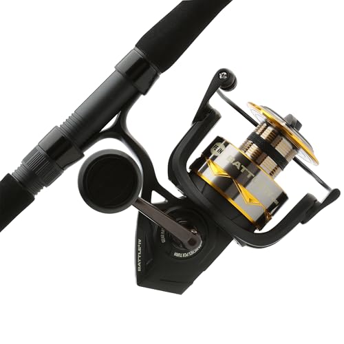 Penn Battle IV Spinning Reel and Fishing Rod Combo - size: 8000 Size Reel - 7' - Heavy - 1pc, style: Battle IV