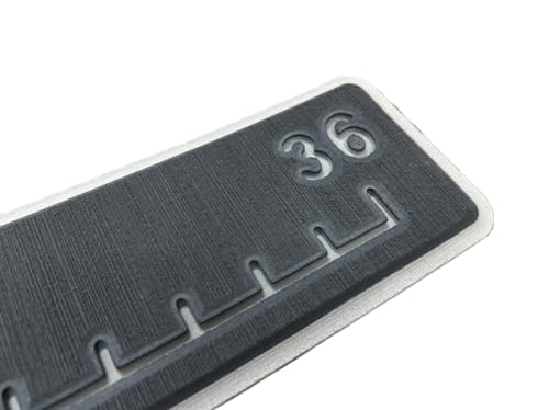 Next Level Inc. | Fish Ruler | SeaDek | 36 inch Fish Measurement Tool | Perfect for Boats and Kayaks | Dark Gray/Storm Gray - color: Dark Gray/Storm Gray