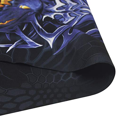 Obacle Neck Gaiter Face Mask Bandana for Dust Wind Sun Protection for Men Women - color: Skull Gold Teeth Open Mouth