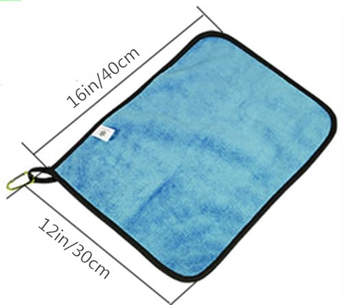 Toasis Fishing Towels with Carabiner Clip 16 x 12 Inch Pack of 4 (Mixed A) - color: Mixed a