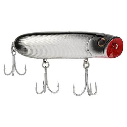 Berkley Cane Walker Saltwater Fishing Hard Bait - color: Black Chrome, size: 4 3/10in - 110 (5/7 oz)