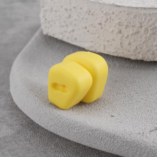 30x Yellow Double Corn Sink Silicone Lure 11.5x9.5mm for European Carp Fishing