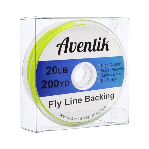 Aventik Dacron Braided Fly Line Backing 100Y/200Y 20LB/30LB - color: Yellow, size: 30LB,200YARD