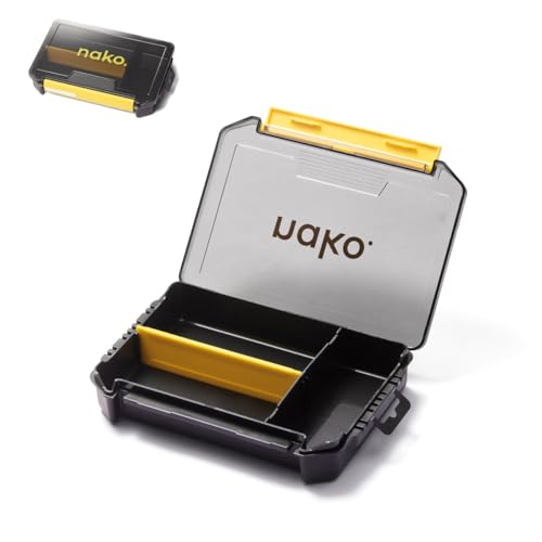 Nako Fishing Terminal Tackle Box 354 ONETHIRD - size: G354-4 (ONETHIRD - 8" x 5.7" x 1.6")