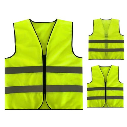 Fishing Vest - Work Vest for Men V Neck Zip Up Lightweight Breathable Sleeveless Utility Jackets Mesh Outwear Vests 2026 - color: 01# Green