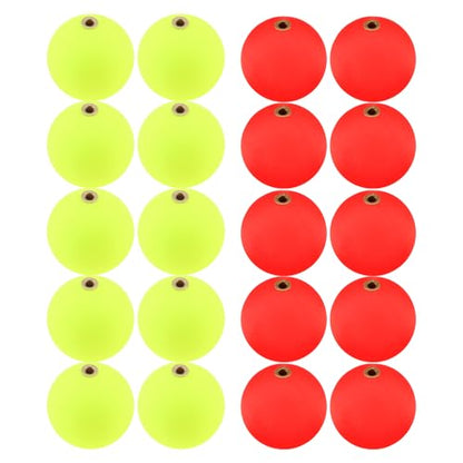 20pcs Fishing Bobber Foam Slip Bobbers, Slip Foam Floats Fishing Float, Buoy Floats Rig Stoppers for Crappie Trout Bass Panfish Walleyes