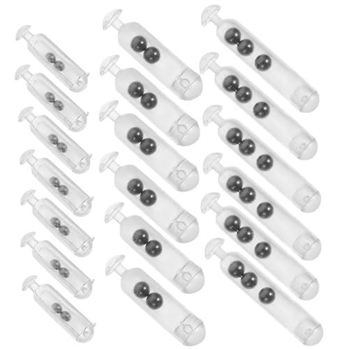 60pcs Fishing Rattle Beads and Metal Weights Kit, Iron Sinkers for Soft Bait Lure, Assorted Small, Medium, Large Sizes, Terminal Tackle Accessory for Freshwater and Saltwater