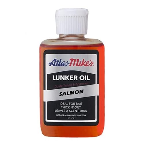 Mike's Fishing Bait Lunker Oil - color: Salmon, size: 2 Fl Oz (Pack of 1)