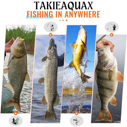 Swimmax for Saltwater and Freshwater, Realistic Fishing Lures for Bass Trout Crappie Walleye Pike Bluegill Salmon, Swimbait for Bass Fishing, Amazing Fishing Gear Gifts for Family