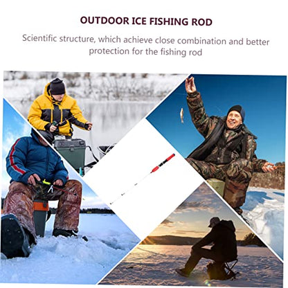 Balacoo 1pc Ice Fishing Rod Ice Fishing Pole Shrimp Fishing Pole Lure Fishing Pole Outdoor Fishing Rod Resin