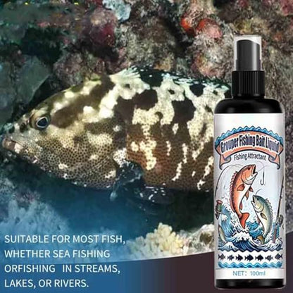 Fishing Liquid Bait 100ml Angling Spraying Solution | Fishing Scent Attractant for Bass Catfish Trout Carp Walleye Pike Lake Pond River Reservoir Saltwater