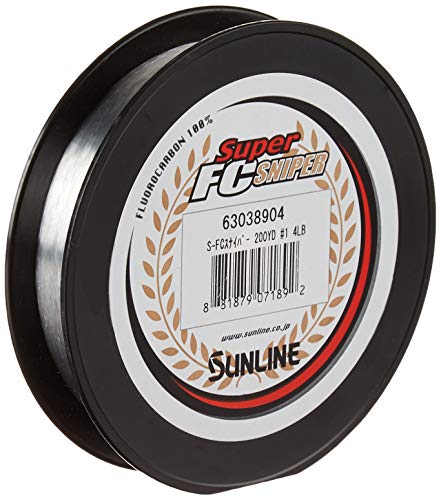 Sunline Super Flourocarbon Sniper 4 LB. 200 yd Natural Clear
