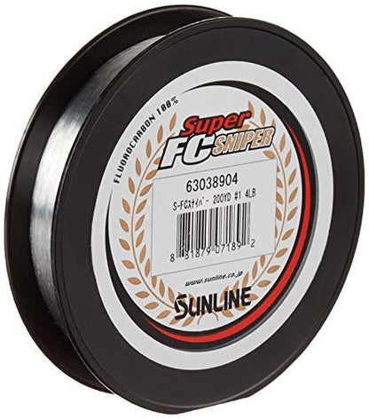 Sunline Super Flourocarbon Sniper 4 LB. 200 yd Natural Clear