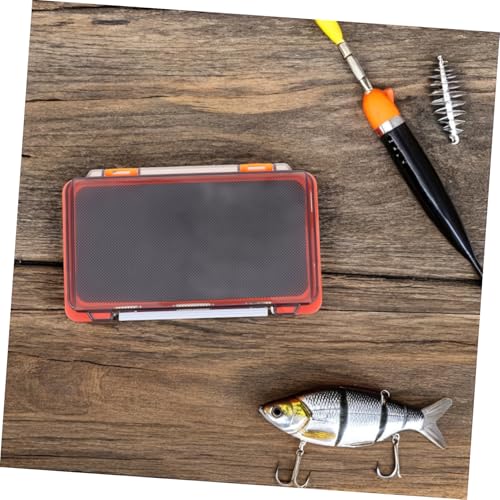 Toyvian 2pcs Fly Hook Storage Box Fishing Lure Case Fishing Hook Organizer Small Parts Organizer Fishing Tackle Binder Fishing Lure Hanger Storage Case Pp Orange