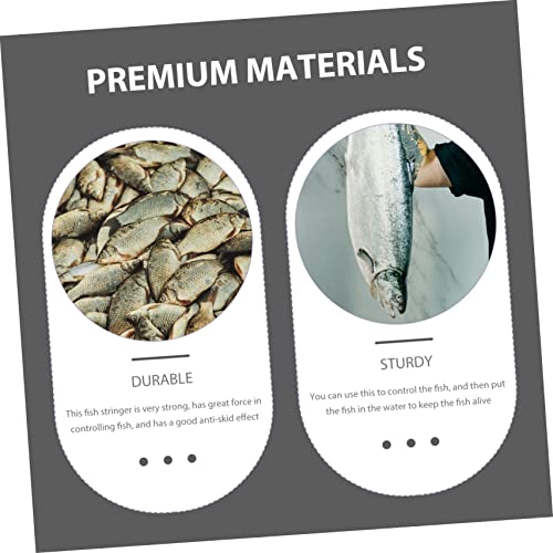 10pcs Stainless Steel Fish Buckle for Outdoor Fishing Fish Stringer Spring Lock Portable Sinkers for