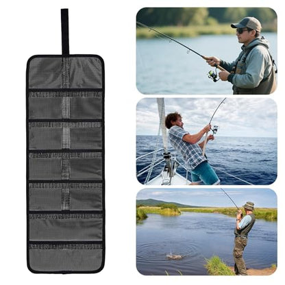 Fishing Tackle Bag Pouch Portable Foldable Waterproof | Trolling Lure Tackle Box Storage Gear for Anglers, Beginners, Enthusiasts, Kayak, Husband, Angler, Beginner, Enthusiast,