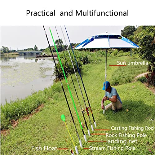 Rod Pole Holders for Bank Fishing，Fishing Rod Holder Ground，Fishing Holder Stand，with Copper Fishing Rod Alarm Bell