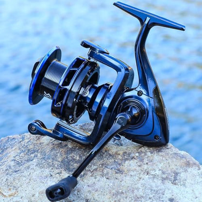 Sougayilang CCF 7000 Big Pit Spinning Reel – 33LB Max Drag, 13+1 Bearings, 4.7:1 Gear Ratio, Long Cast Surf Reel for Carp, Catfish & Saltwater Big Game