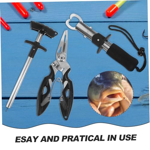 LIOOBO Trout Fishing Gear Tool of Fish Hook Remover Fish Controller Large Hook Remover Small Pliers for Anglers