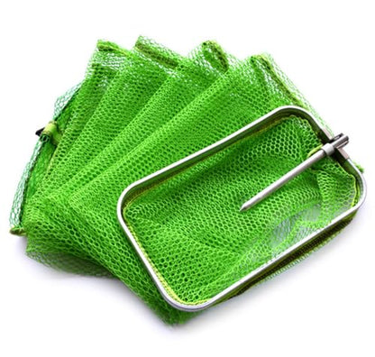 TOASIS Fishing Keep Net Collapsible Fish Keeping Nets Carp Mesh Keepnets Oblong-Nylon Mesh Fishing Keepnet Opening Size 16 x 6.8 Inches Length 4.92 Ft