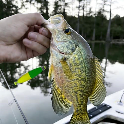 12 Pcs Fishing Bobbers Floats,Snap-on Fishing Bobber Fishing Float Corks Weighted Bobbers for Fishing Crappie Panfish Bluegill Trout - size: Cigar