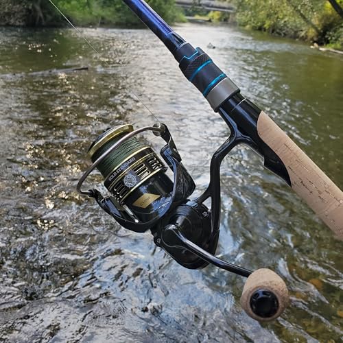 Gold Standard Spinning Reel, Freshwater Saltwater Spinning Fishing Reel Sizes 1000 2500 4000 - size: 1000