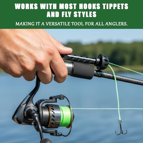 Magnetic Fly Threader, Fly Tying Tool, Even in Harsh Conditions, The Hook Can Be Easily Threaded, Fishing Accessories, Easy-to-Install Fishing Accessories for Small Flies, Magnetic Lifting Tools