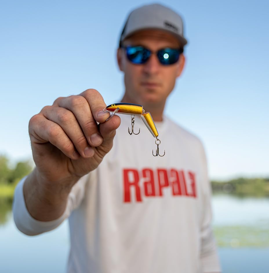 Rapala Rapala Jointed 07 Fishing Lure 2 75 Inch - color: Silver Fluorescent Chartreuse