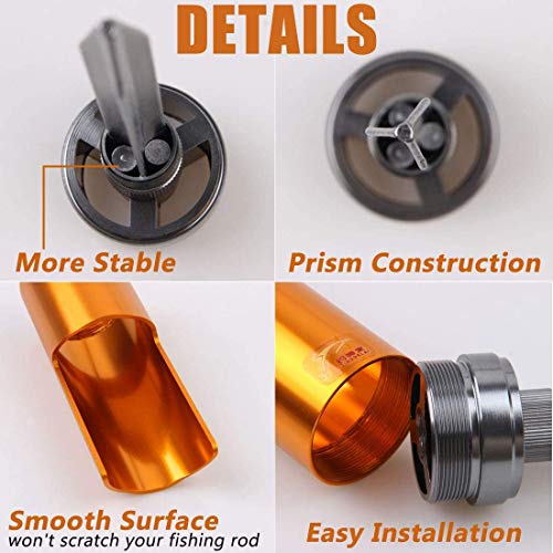 Fishing Rod Pole Holder Aluminum Alloy Ground Support Stand Fishing Rod Racks Folding Holder Baitcaster Spincast Casting Spinning - color: 2pcs