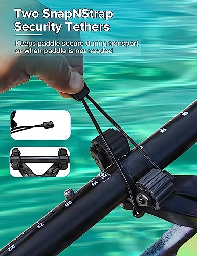 Kayak Paddle Holder, Kayak Accessories for Fishing, Dual Head Kayak Track Mount Accessories, Offset Paddle Holder for Kayaking, Kayak Rail Accessories - style: Offset Paddle Holder