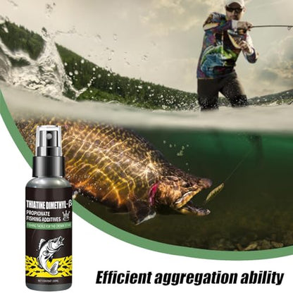 DMPT Fishing Scent Additive - Lure Enhancer, Liquid Formula | Organic Flavor Booster, Natural Feeding Stimulant with Strong Odor During Outdoor Carp Casting & Riverbank Trout Attraction Under Various