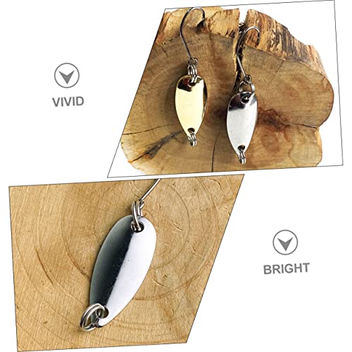 Kisangel 20pcs Metal Fishing Baits Sinking Lures for Freshwater Lightweight Bass Attractors Fishing Gear for Lakes Rivers and Streams
