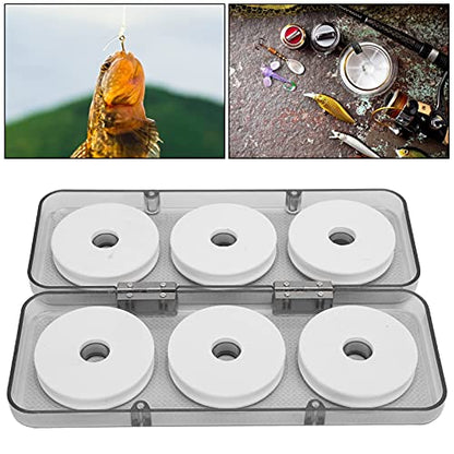 VGEBY Fishing Line Spool,6pcs Fishing Plastic Foam Spool Storage Lure Rig Holder Organizer Accessories Fly Fishing Gear Organizer Storage Accessories Other Fishing Tools And Accessories