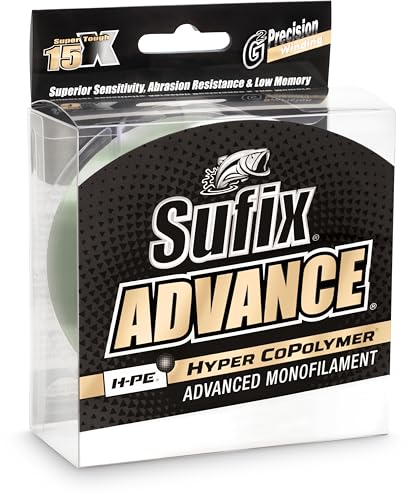 Sufix Advance Lo-Vis Green Monofilament 250-330 Yard Spools - style: 12 Pound - 330 Yards