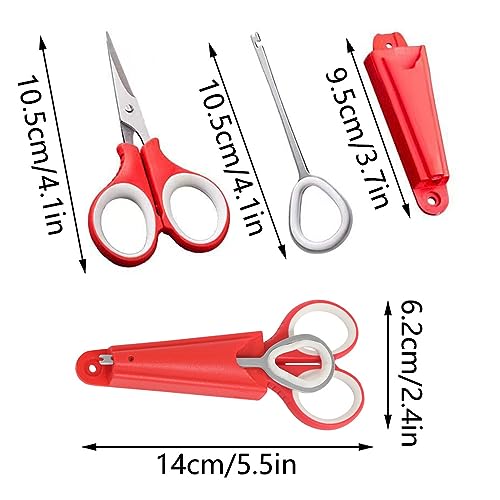 Scissor with Pliers Hook Remover Stainless Steel Fishing Multifunction Pliers Fishing Braided Line Cutter Fishing Gear Tackle - color: Green