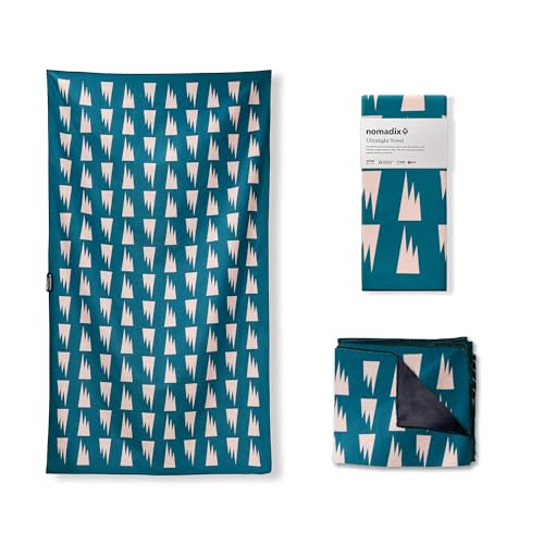 Nomadix Ultralight Towel - Quick Dry & Super Lightweight - Perfect As A Pack Towel to Save On Space - Made with Recycled Materials - Summit Green - 30x54 - color: Summit Green