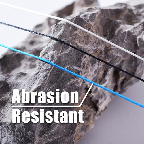 DASEE 8 Strands Braided Line, Fishing Line, Zero Stretch, 10-100LB, 300/500Yds, Abrasion Resistance, Braided Fishing Line, PE Line - color: Camo Blue, size: 30LB-300YDS