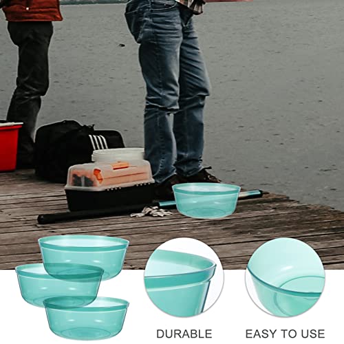 BESPORTBLE 3pcs Fishing Bait Storage Container Lightweight Mixing Basin for Outdoor Fishing Functional Bait Holder Quick Dry Feature Convenient for Travel and Easy to Clean
