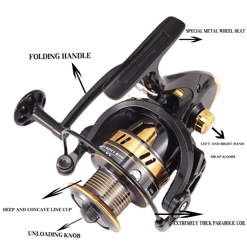 Telescopic Fishing Rod and Reel Combination, 240 Cm Carbon Fiber Rod, Adult Foldable Fishing Rod Suitable for Freshwater and Salt Water - color: Color guide ring