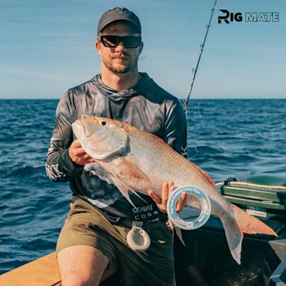 Rig Mate 6 lb & 10 lb Bundle - 1 ea. 6 lb & 10 lb with 100 pre-Tied Dropper Loop Rigs - Perfect for Saltwater & Freshwater Fishing