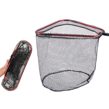 Aluminum Foldable Net Head Replacement Saltwater Fishing Tools Outdoor Landing Fishing 40cm / 60cm / 65cm - size: M 45X60cm