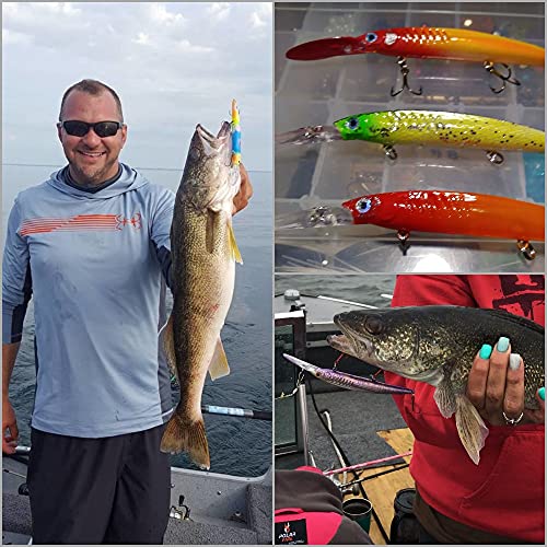 Blank Unpainted Minnow Crankbait Topwater Lipless Jerkbait Fishing Lures - color: UPM650P10