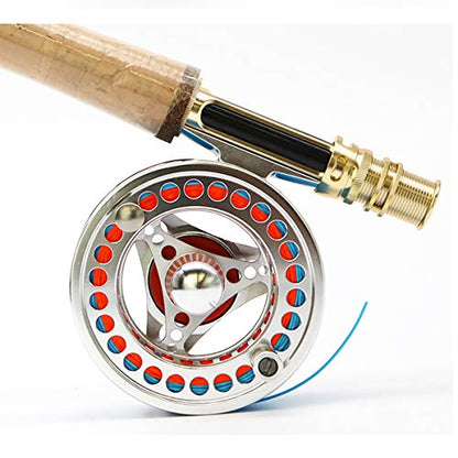 EX-ALC Fly Reel 3/4 5/6 7/8 9/10WT CNC Machined Large Arbor Aluminum Fly Fishing Reels Silver/Gunsmoke Fly Reels - color: Silver, size: 7/8WT Fly Reel