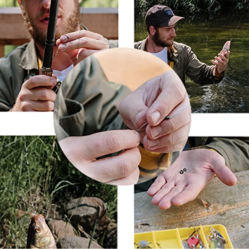 SANWEAL120PCS/200PCS Fishing Weights Sinkers - Premium Split ShotFishing Weights Sinkers - Round Removable Fishing Sinkers - 5/6 Sizes - style: Round/120