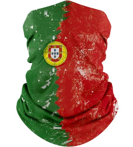 Flag Neck Gaiter, Face Mask Cooling Breathable UV Protection Scarf for Men/Women - color: Portugal Flag