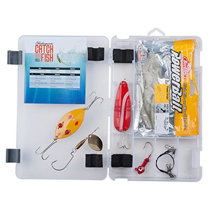 Shakespeare Catch More Fish Spinning Reel and Fishing Rod Combo with Kit - color: Pike, style: Old Model